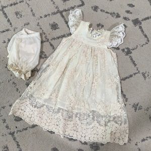 Christening dress, sz 18 months